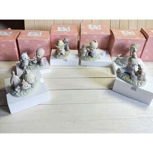 Precious Moments Endangered Species Collection 6 Figurine Set Limited Edition